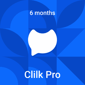 Clilk Pro - 6 months - Fonts, colors and music - Online animation